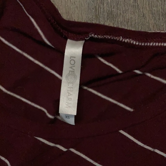 Red striped long sleeve - Picture 3 of 4